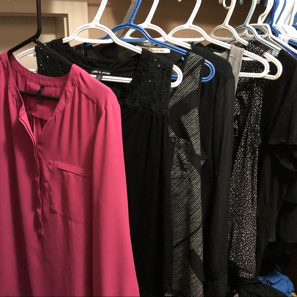Bundle of size large tops!